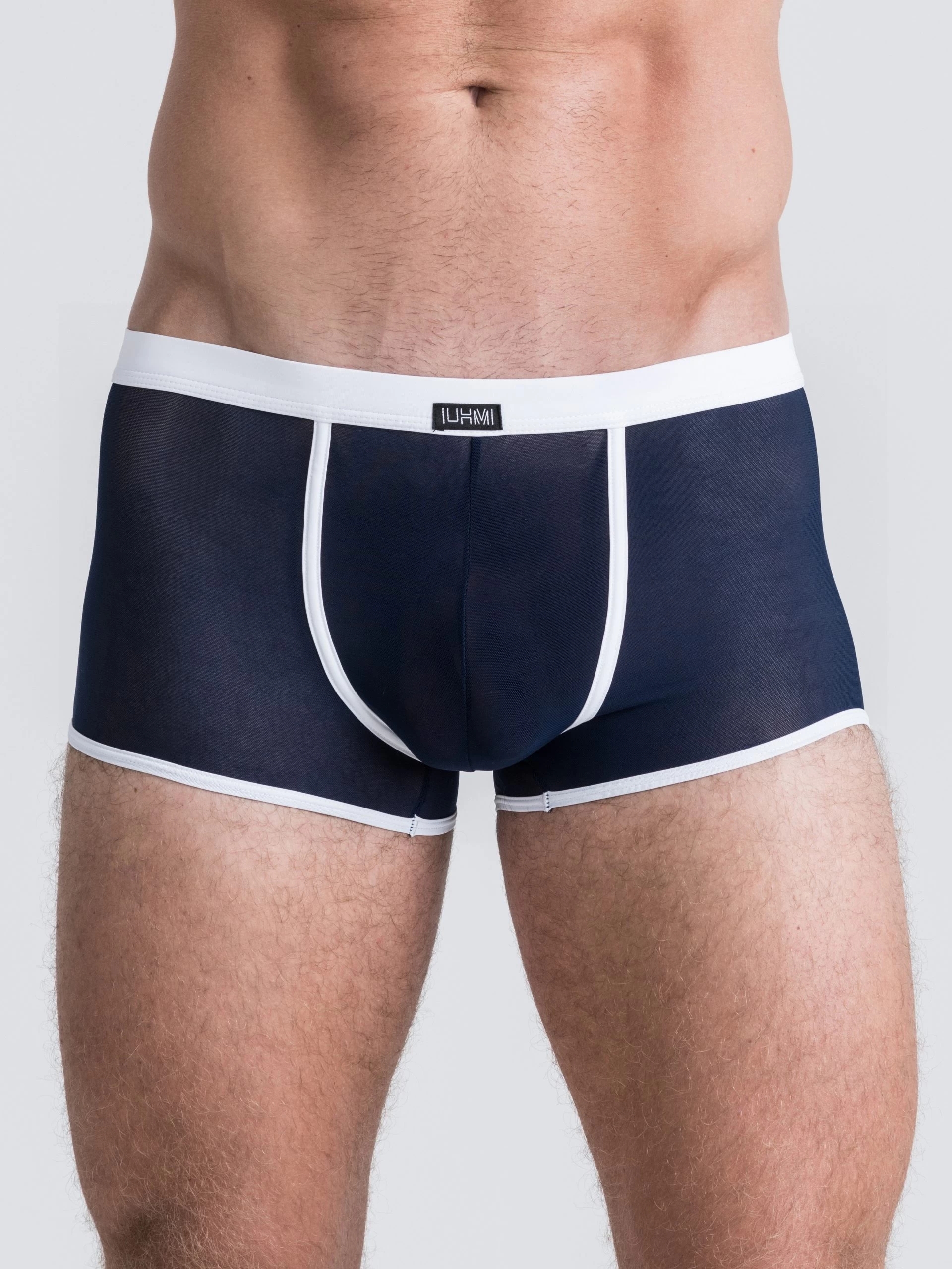 LHM Navy Mesh Boxer Shorts 3 LHM Navy Mesh Boxer Shorts