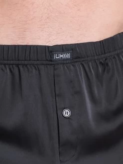 LHM Black Satin Boxer Shorts -Online Sex toys shop 83113 a46212 black regular 004