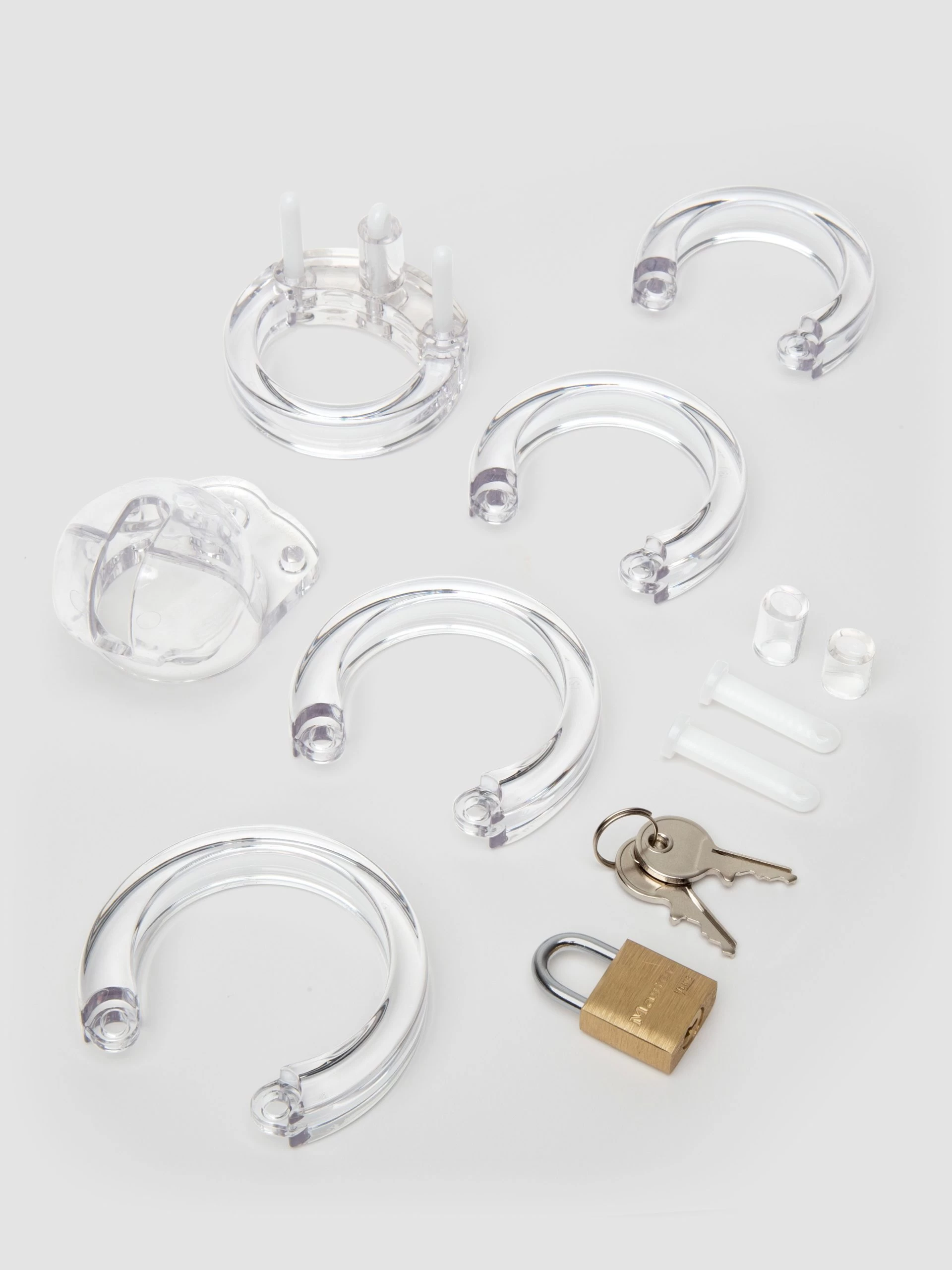 CB Mr Stubb Clear Chastity Cage Kit 7 CB Mr Stubb Clear Chastity Cage Kit - Image 5