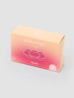 Womanizer Premium Eco Replacement Heads Small (3 Count) -Online Sex toys shop 83297 a46299 pink 002