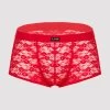 LHM Red Lace Boxer Shorts