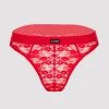 LHM Red Lace Thong