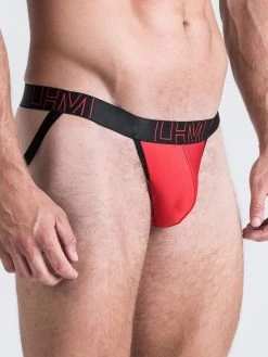 LHM Red Shiny Microfibre Jockstrap