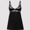 Lovehoney Lotus Black Sheer Embroidered Chemise Set 2 Lovehoney Lotus Black Sheer Embroidered Chemise Set -Online Sex toys shop 83396 a46366 black regular 000