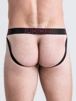 LHM Black Shiny Microfibre Jockstrap -Online Sex toys shop 83413 a46350 black regular 002