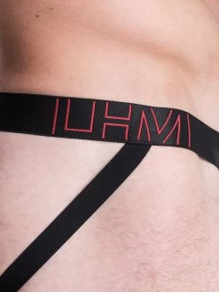 LHM Black Shiny Microfibre Jockstrap -Online Sex toys shop 83413 a46350 black regular 004