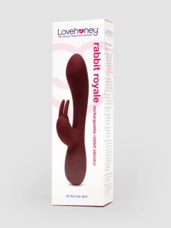 Lovehoney Rabbit Royale Rechargeable Silicone Rabbit Vibrator 13 Lovehoney Rabbit Royale Rechargeable Silicone Rabbit Vibrator -Online Sex toys shop 83449 a46398 red 005