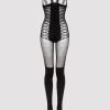 Lovehoney Black Corset Crotchless Open-Cup Bodystocking -Online Sex toys shop 83455 a46403 black regular 000