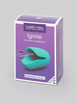 Lovehoney Ignite 20 Function Ribbed Male Head Vibrator -Online Sex toys shop 83476 a46424 blue 006
