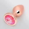 Lovehoney Luxury Crystal Stainless Steel Rose Gold Butt Plug 2.5 Inch -Online Sex toys shop 83493 a46434 gold 000