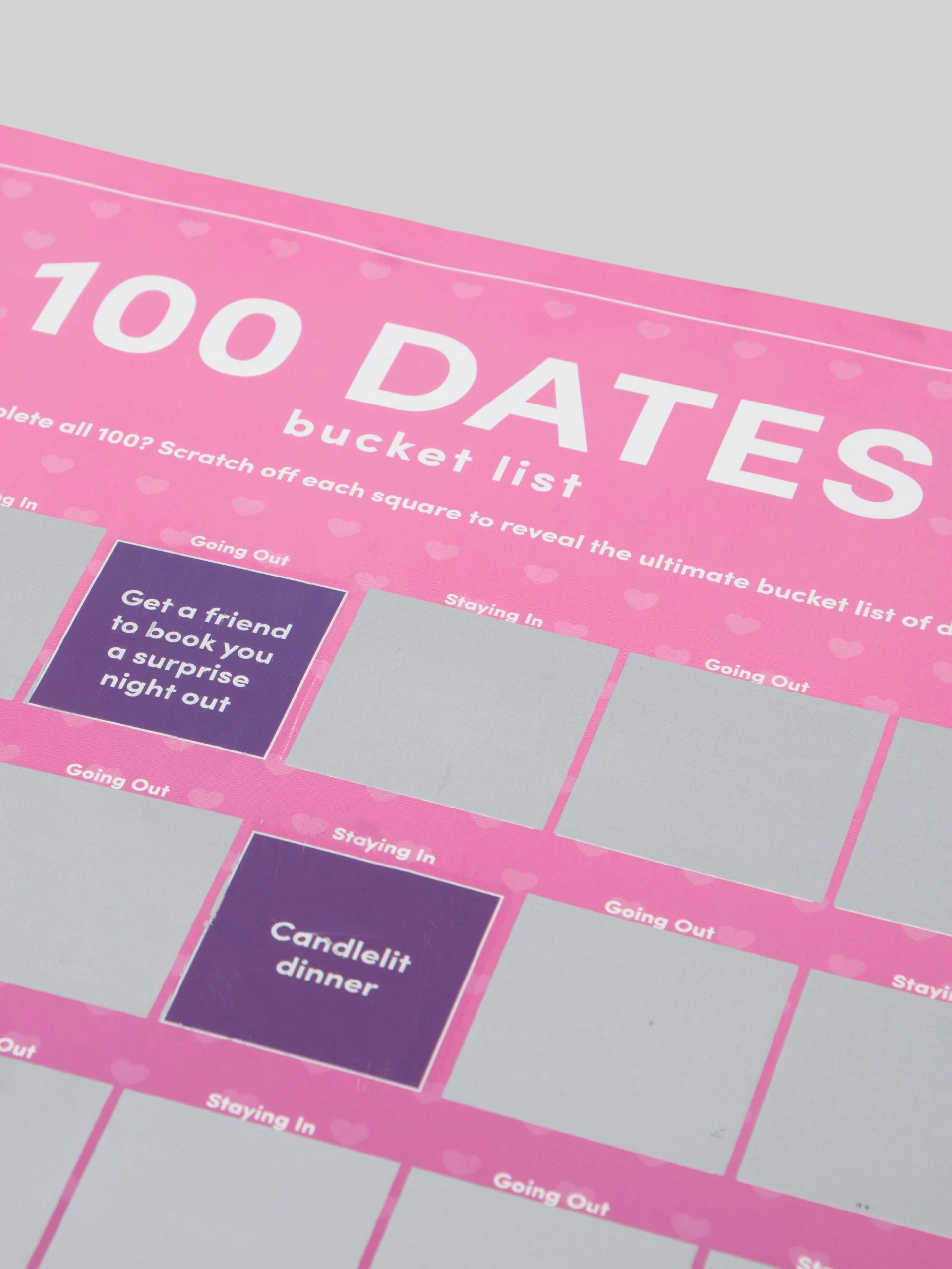 Lovehoney 100 Dates Scratch-Off Date Night Poster 4 Lovehoney 100 Dates Scratch-Off Date Night Poster - Image 2