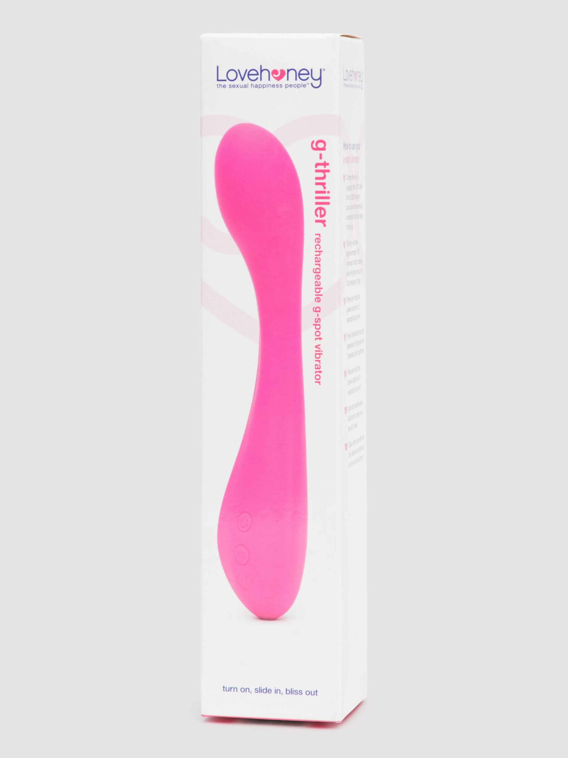 Lovehoney G-Thriller Rechargeable Silicone G-Spot Vibrator 8 Lovehoney G-Thriller Rechargeable Silicone G-Spot Vibrator - Image 6