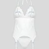 Lovehoney Peek-a-Boo White Lace Merry Widow Bustier SetPeek-a-Boo White Lace Mer -Online Sex toys shop 83746 a36251 white regular 000