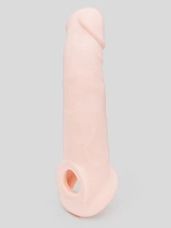 Lovehoney Real-Feel Penis Extender 1.5 Inch With Ball Loop - Flesh Pink