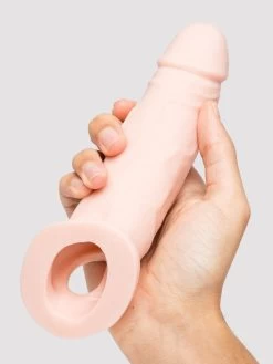 Lovehoney Real-Feel Penis Extender 1.5 Inch With Ball Loop - Flesh Pink -Online Sex toys shop 83879 a46700 flesh pink 004