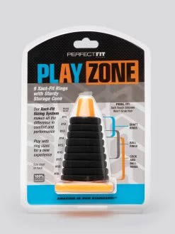 Perfect Fit Play Zone Cock Ring Set (9 Pack) 11 Perfect Fit Play Zone Cock Ring Set (9 Pack) -Online Sex toys shop 83917 a46729 black 004