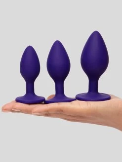Lovehoney Jeweled Silicone Butt Plug Set -Online Sex toys shop 83939 a46748 purple 003
