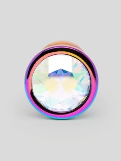 Lovehoney Jeweled Iridescent Metal Small Butt Plug 2.5 Inch -Online Sex toys shop 83945 a46755 rainbow 002