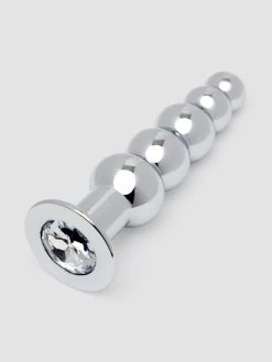 Lovehoney Power Jewel Beaded Aluminum Jeweled Butt Plug 5 Inch
