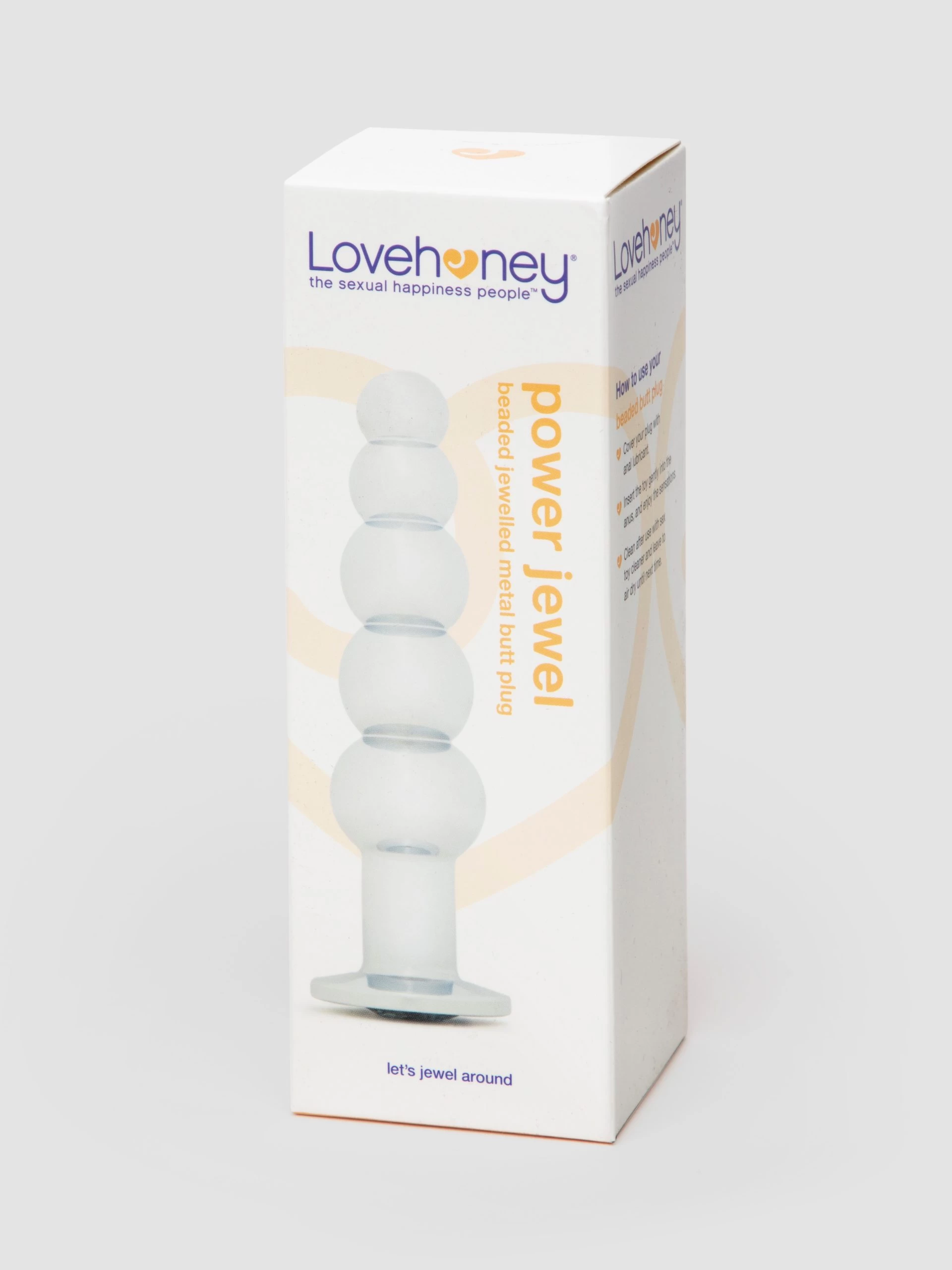 Lovehoney Power Jewel Beaded Aluminum Jeweled Butt Plug 5 Inch 7 Lovehoney Power Jewel Beaded Aluminum Jeweled Butt Plug 5 Inch - Image 5