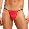 Male Power Red Smooth Satin Posing Pouch