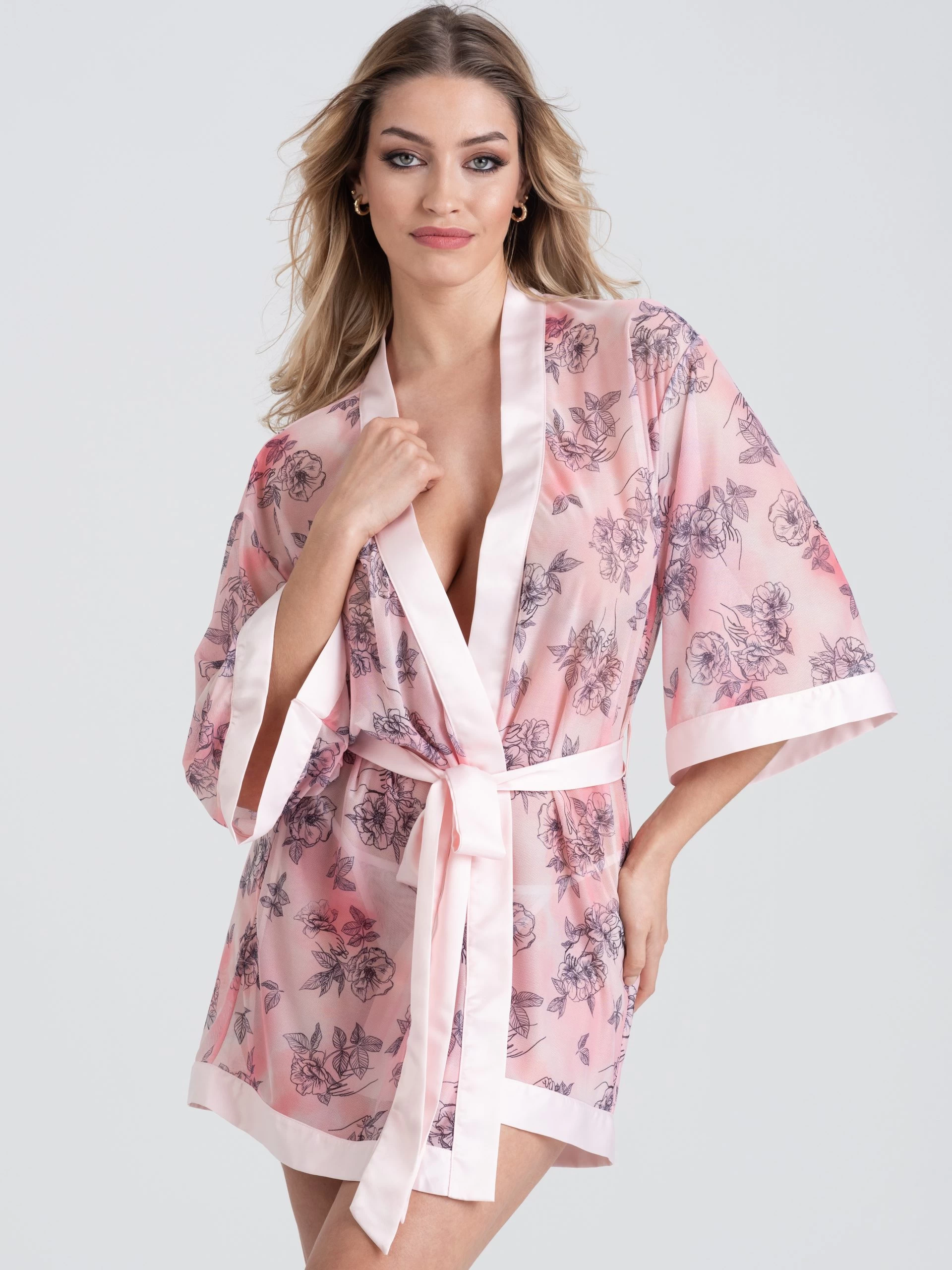 Lovehoney Rose Embrace Pink Robe 3 Lovehoney Rose Embrace Pink Robe