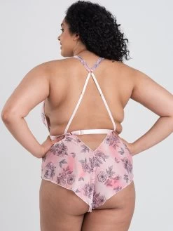 Lovehoney Plus Size Rose Embrace Pink Teddy -Online Sex toys shop 84018 a46798 pink x size 002