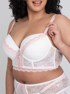 Lovehoney Plus Size Vintage Bliss Ivory Bra Set (3 Piece) -Online Sex toys shop 84026 a46802 ivory x size 002