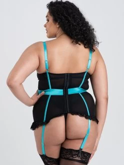 Lovehoney Plus Size Empress Blue Satin And Lace Basque Set 6 Lovehoney Plus Size Empress Blue Satin And Lace Basque Set -Online Sex toys shop 84146 a44479 blue x size 001