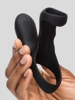 Tracey Cox EDGE Rechargeable Remote Control Penis Sleeve And Clitoral Stimulator -Online Sex toys shop 84155 a46862 black 004