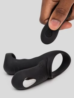 Tracey Cox EDGE Rechargeable Remote Control Penis Sleeve And Clitoral Stimulator -Online Sex toys shop 84155 a46862 black 005