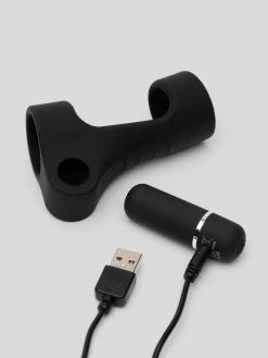 Edge Tracey Cox Rechargeable Vibrating Penis Enhancer -Online Sex toys shop 84160 a46865 black 003