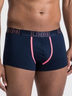LHM Modal Navy Blue Contrast Boxer Shorts