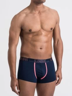 LHM Modal Navy Blue Contrast Boxer Shorts -Online Sex toys shop 84164 a46869 blue regular 004