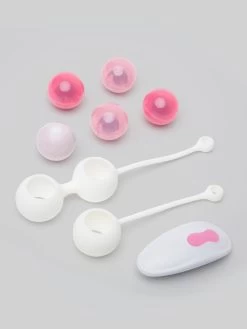 Lovehoney Rechargeable Remote Control Vibrating Kegel Ball Set -Online Sex toys shop 84226 a46898 pink 002