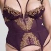 Lovehoney Plus Size Parisienne Luxe Purple Lace Basque Set -Online Sex toys shop 84237 a46902 purple x size 000