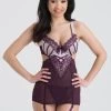 Lovehoney Boudoir Belle Plum Cut-Out Chemise Set -Online Sex toys shop 84251 a39706 purple regular 000