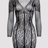 Fifty Shades Of Grey Captivate Black Lace Long Sleeve Mini Dress -Online Sex toys shop 84285 a46921 black regular 000