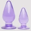 Lovehoney Basics Bulbous Butt Plug Set (2 Piece) -Online Sex toys shop 84334 a46956 purple 000