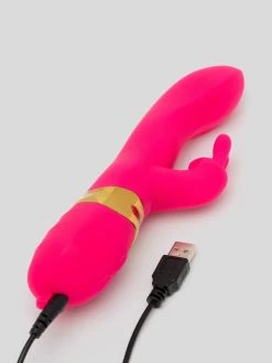 Lovehoney Bunny Bliss Rechargeable G-Spot Rabbit Vibrator -Online Sex toys shop 84370 a46984 pink 003