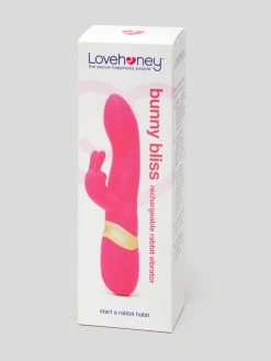 Lovehoney Bunny Bliss Rechargeable G-Spot Rabbit Vibrator -Online Sex toys shop 84370 a46984 pink 005