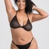 Lovehoney Plus Size Black Sheer Mesh Crotchless Bra Set 2 Lovehoney Plus Size Black Sheer Mesh Crotchless Bra Set -Online Sex toys shop 84405 a47014 black x size 000