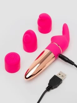 Lovehoney Rechargeable Silicone Mini Rocket Vibrator Set -Online Sex toys shop 84481 a47081 pink 002