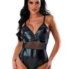 Exposed Black Wet Look And Mesh Crotchless Body -Online Sex toys shop 84488 a47087 black regular 000