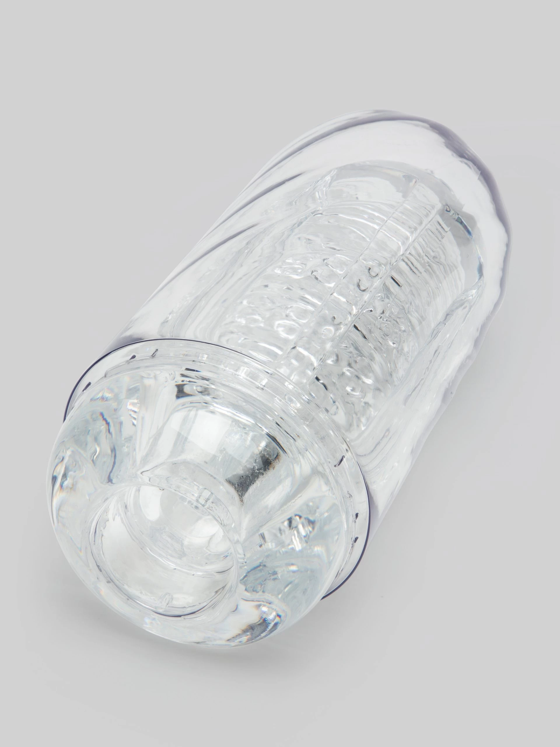 Lovehoney New Sensation Clear Textured Male Masturbator 5 Lovehoney New Sensation Clear Textured Male Masturbator - Image 3