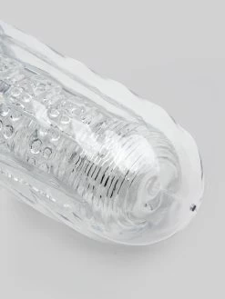 Lovehoney New Sensation Clear Textured Male Masturbator 13 Lovehoney New Sensation Clear Textured Male Masturbator -Online Sex toys shop 84502 a47098 clear 004