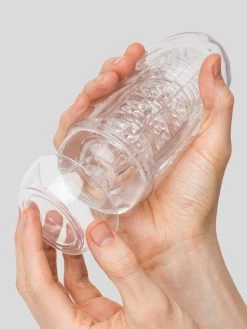 Lovehoney New Sensation Clear Textured Male Masturbator 14 Lovehoney New Sensation Clear Textured Male Masturbator -Online Sex toys shop 84502 a47098 clear 005