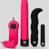 Lovehoney First Time Fun Vibrator Starter Kit (4 Piece) -Online Sex toys shop 84514 a37697 black 000