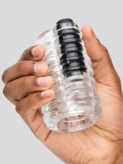 Lovehoney Open Invite Clear Rechargeable Vibrating Male Stroker