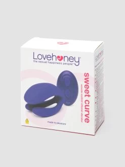 Lovehoney Sweet Curve Remote Control Silicone Clitoral Vibrator -Online Sex toys shop 84536 a47126 purple 006